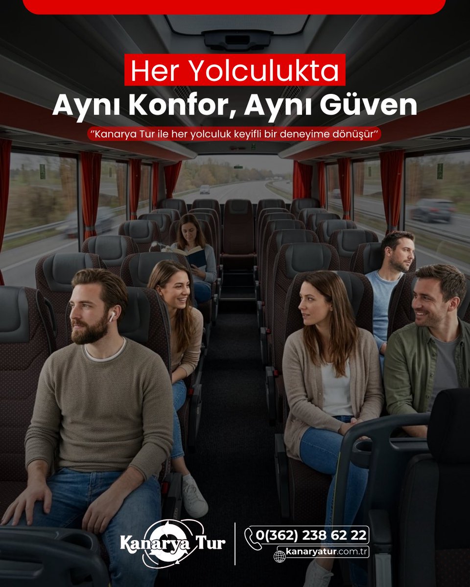 Kanarya_Tur's tweet photo. Her yolculukta konfor ve güven önceliğimiz.
Kanarya Tur ile ulaşım daima planlı ve profesyonel.

İletişim:
📞 0362 238 62 22
🌐 https://t.co/O8Q911K7Wd https://t.co/HBQ3XIuEyE