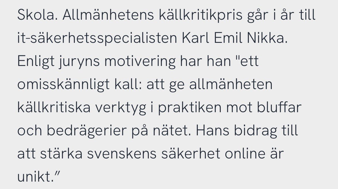 Elza Dunkels tweet media