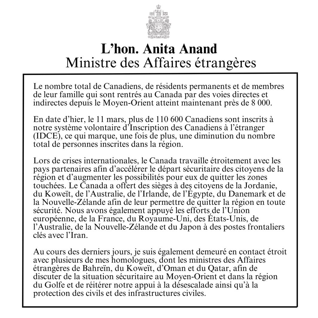 Canada au RAS tweet media