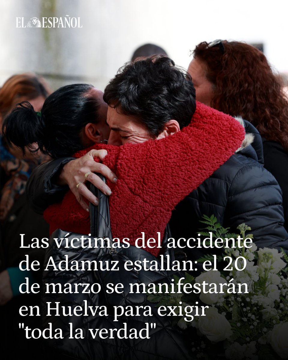 ⚫️🕊️🚄 Las víctimas del accidente ferroviario de Adamuz han dado un paso al frente

👉Casi dos meses después quieren lanzar un grito al unísono para que se sepa "toda la verdad" y pedir respeto para la memoria de las víctimas

📲dozz.es/_1nt62