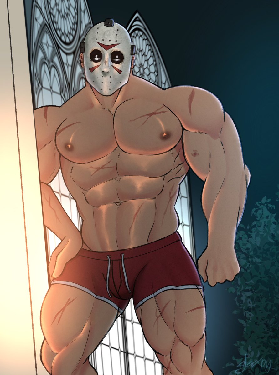 sleexpyy's tweet photo. happy friday the 13th😼

#Bara #BaraArt https://t.co/c1XclGf3HF