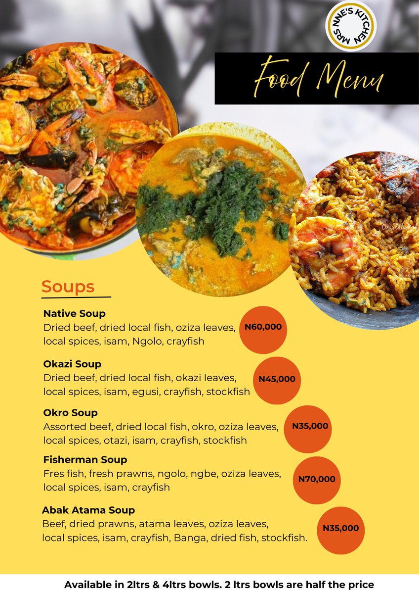 nneskitchen's tweet photo. We are officially open. Click the link on our bio to place an order. All foods are freshly cooked upon your order. https://t.co/jxBpMlOtiU