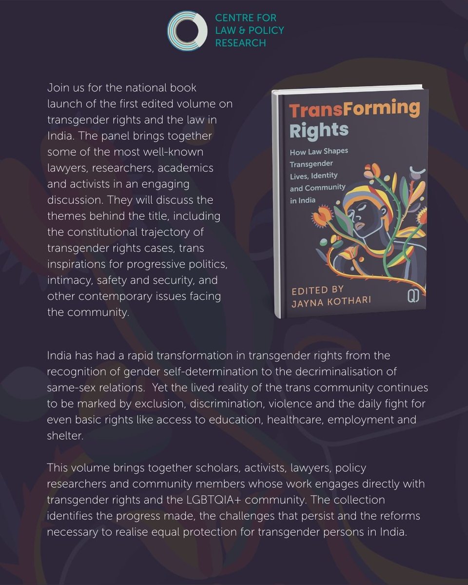 Centre for Law & Policy Research tweet media