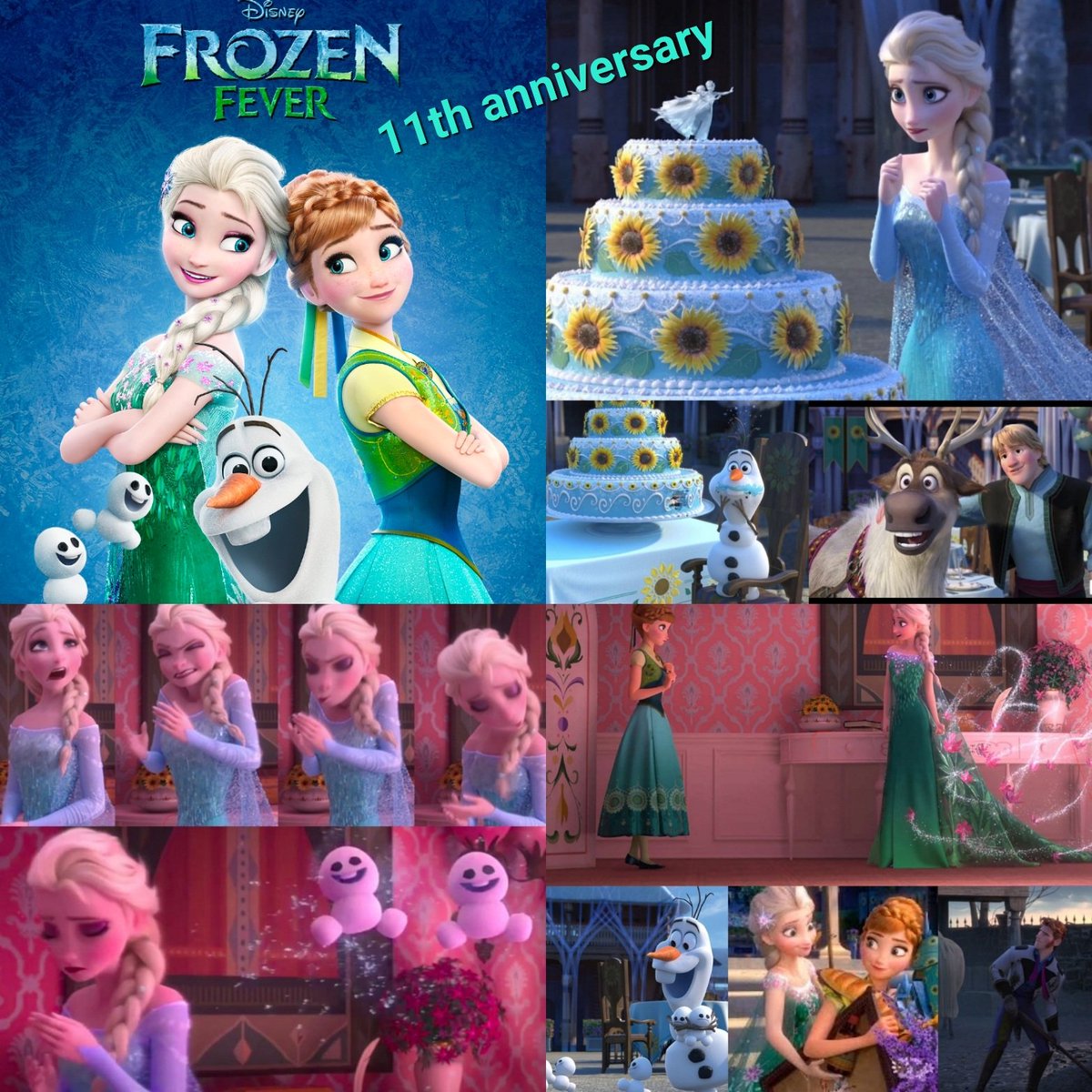 ArenStenslie's tweet image. Today, it even marks the #11thanniversary of @Disney's "#FrozenFever".
#Disney #Frozen #AnnaAndElsa #Anna #Elsa #Olaf #Kristoff #Sven #Snowgies #WanderingOaken #Arendelle #PrinceHansOfTheSouthernIsles #MarshmallowTheSnowman #ElsasIceCastle #MakingTodayAPerfectDay