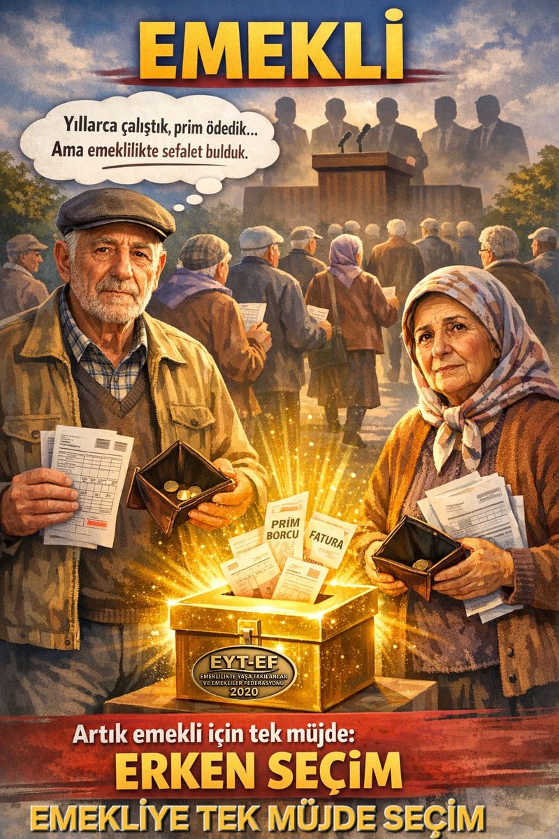 EYT VE EMEKLİLER DERNEĞİ tweet media