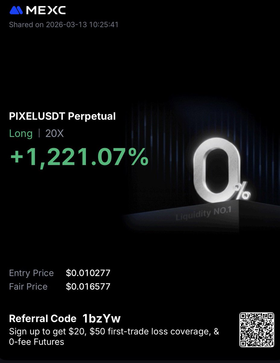 $PIXEL

Ramazanın son cumasının bereketi üzerimize olsun dostlar. Bu gibi işlemler için takipte kalın. 

#PIXEL #Btc #ETH