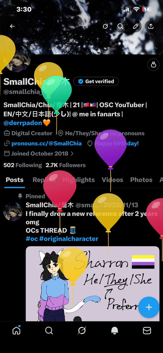 SmallChia/喬木 tweet media