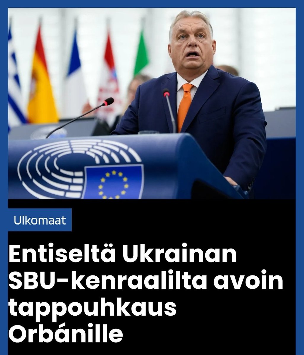 Entinen SBU-kenraali varoittaa Orbánia KARMA-järjestön väkivallasta, jos Unkari jatkaa Ukrainan-vastaista politiikkaa.

verkkosanomat.com/ulkomaat/entis…