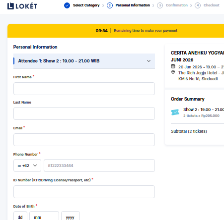 WTS Tiket Radita Dika Cerita Anehku 

Jogja show 1 dan 2 - masing' 2 tix
Semarang show 2 - 2 tix

Fee : 25k/Tiket
✅Pakai Data Pribadi
✅Self Payment ke web
✅Payment Fee Setelah Tiket Secured

📩DM/ wa.me/+6289527135675 Kalau Berminat

wtb lfb sell lfb jastip jaswar yk smrg