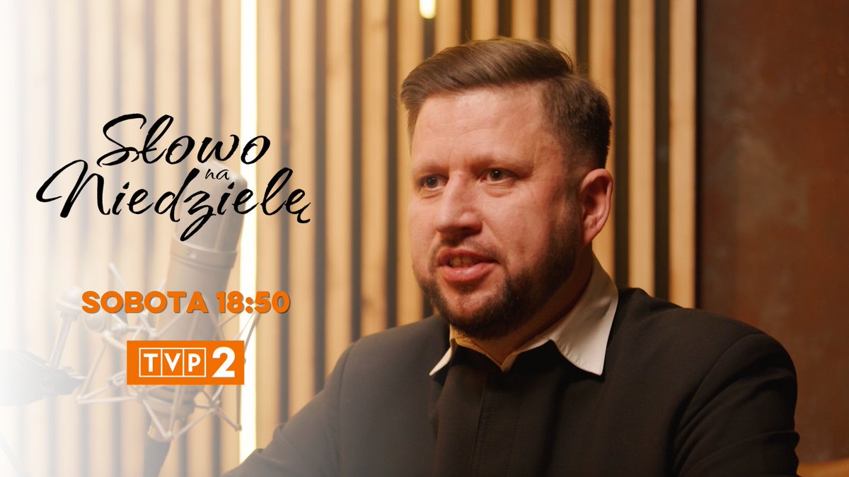 To będzie bardzo ciekawa rozmowa! Gościem o. Mateusza w kolejnym odcinku będzie ks. Grzegorz Chirk COr, psychoonkolog.

"Słowo na niedzielę":
📺 sobota, 18:50 – TVP2 (wersja skrócona)
🎥 cały odcinek❗sobota, 19:00 na YouTube (Religia TVP)
📺 niedziela, 6:55 – TVP1
