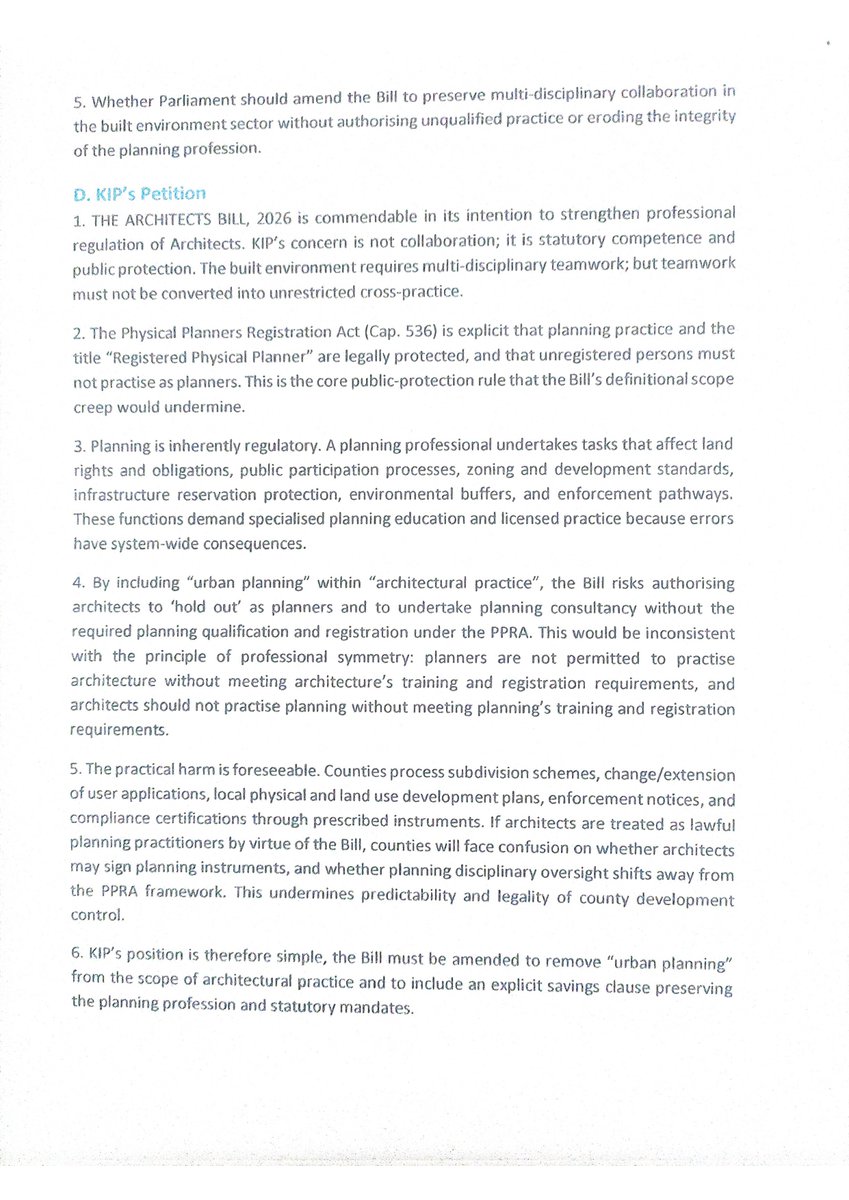 KENYA INSTITUTE OF PLANNERS tweet media