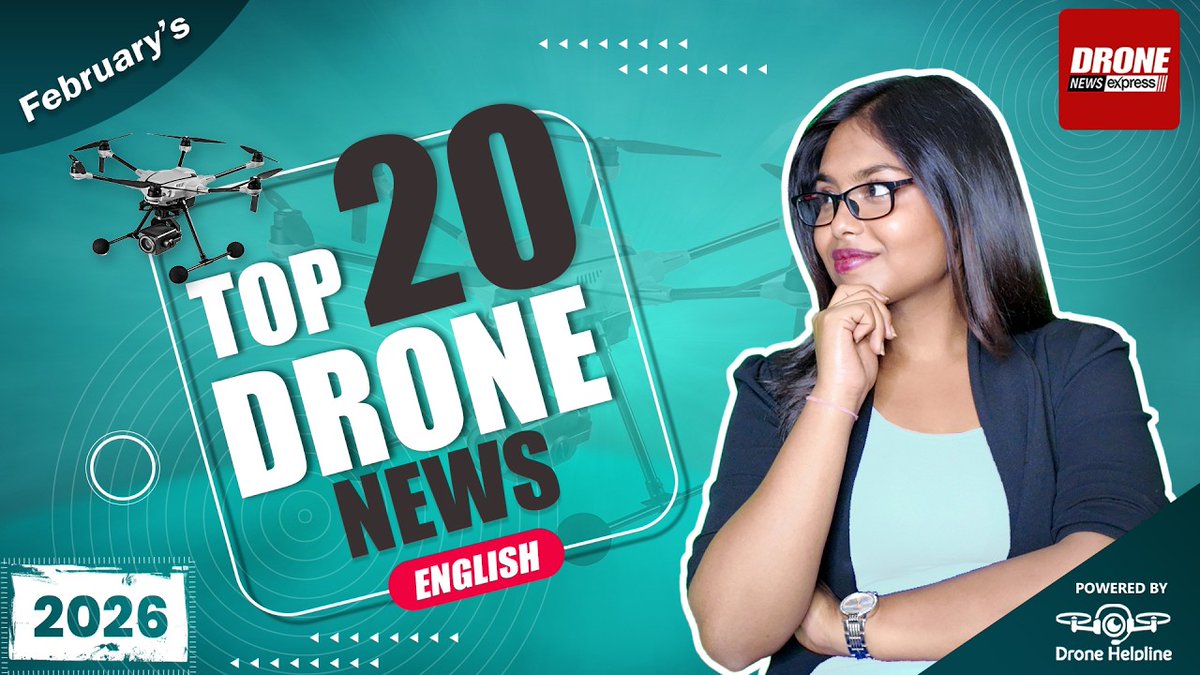 February DNE 2026 - Watch now 📷
Link - youtu.be/M6EhggdJL-k?si…

#DroneHelpline #Dronenewsdaily #IndianDroneIndustry #DroneTechnology #UAV #DefenceTechnology #AviationInnovation #AdvancedAirMobility #CounterDrone #Aerospace #DroneEcosystem