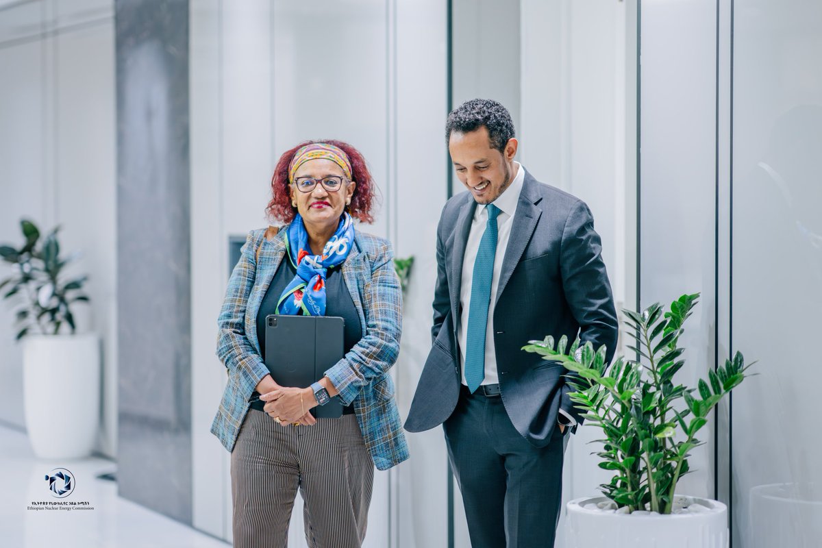 ENEC_ethiopia's tweet image. Ethiopian Nuclear Energy Commission Commissioner H.E  Sandokan Debebe held a high-level consultative meeting with World Bank Country Director Maryam Salim to explore strategic areas of collaboration in support of Ethiopia’s National Nuclear Energy Program.
#ENEC #Worldbank