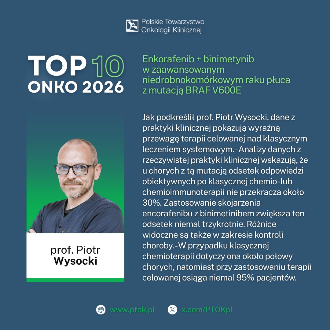 Polskie Towarzystwo Onkologii Klinicznej tweet media