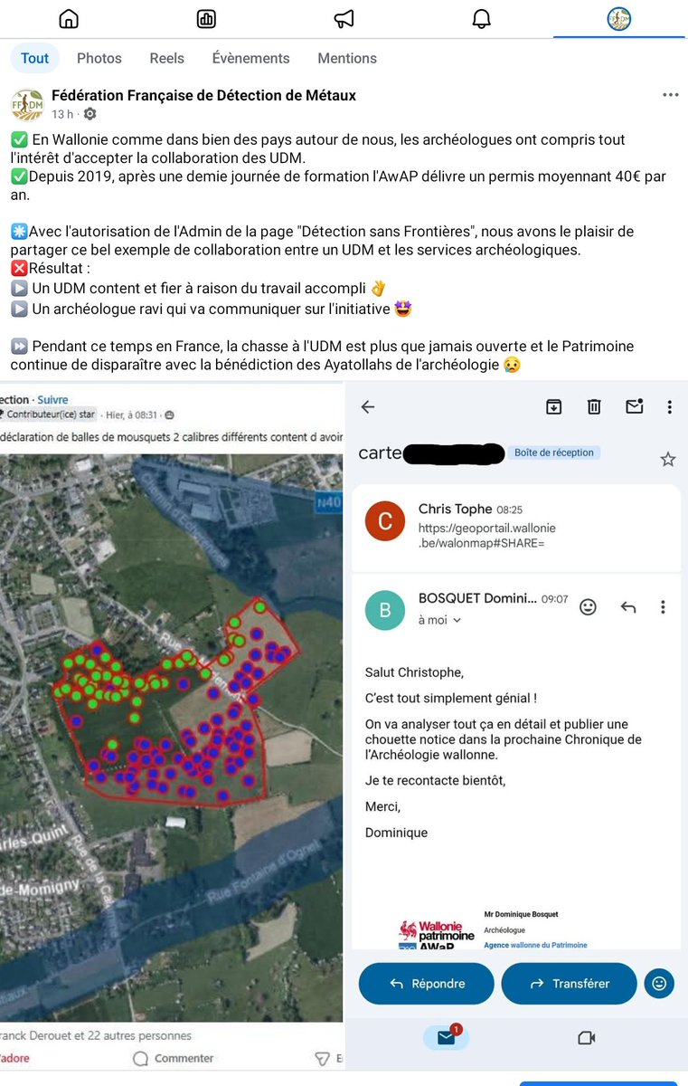 _FFDM_'s tweet photo. @issaogcnice @heraldique_fr Ça, c'est ce que font passer les quelques ayatollahs de l archéologie qui depuis 2010 ont tous pouvoir en France.
Voici un bel exemple de collaboration en Belgique : https://t.co/t29oRRqdI7