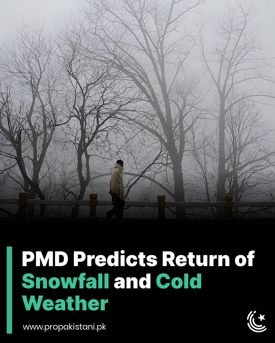 ProPakistaniPK's tweet image. Met office predicted that a westerly wave is likely to approach northwestern parts of the country on Saturday (evening) and likely to persist till 16th

Read More:  propakistani.pk/2026/03/13/pmd… 

#PMD #WeatherAlert #Snowfall #Hailstorm #Thunderstorms