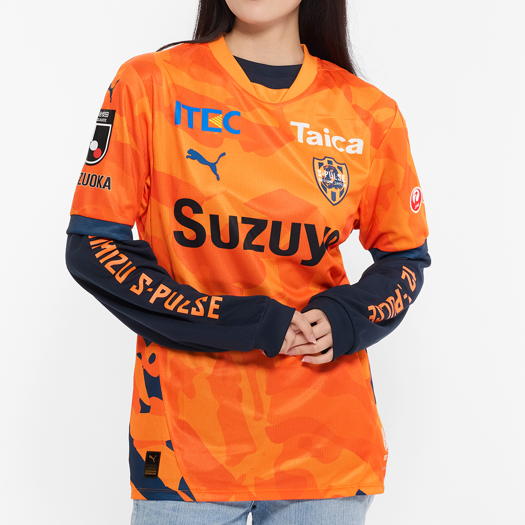 清水エスパルス　プラシャツ長袖 ご好評につき完売となっていた「ロングスリーブTシャツ（#12 S-PULSE
