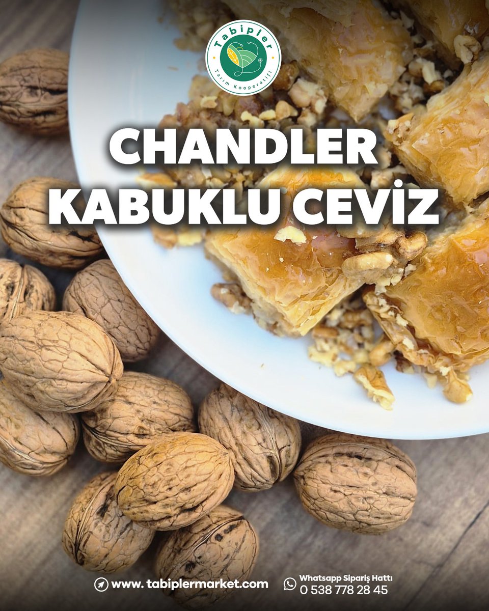 TabiplerTarim's tweet photo. Bayram tatlınıza fark yaratacak harika cevizler Tabipler Tarımda...

https://t.co/o3zNQx25BY https://t.co/VUzEYV8VzL