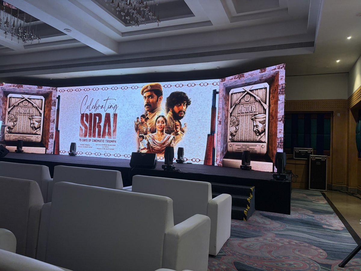 👉 “#Sirai movie event at Green Park Hotel Chennai is about to begin.” 

<a href="/7screenstudio/">Seven Screen Studio</a>