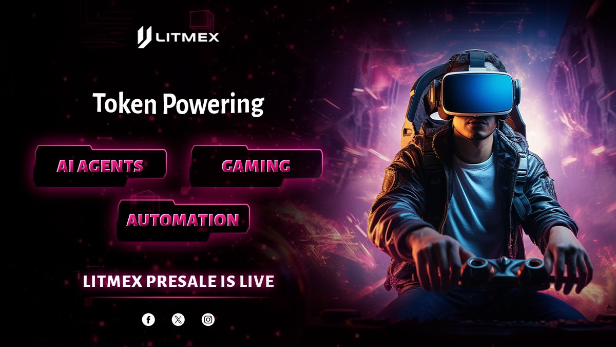 Litmexprotocol's tweet image. The future of tech is being powered by AI Agents, Gaming, and Automation — and LITMEX is at the center of it.

Join the movement before the world catches on. 
🌐litmexpresale.com

#LMX #Litmex #CryptoPresale #AIcrypto #CryptoInvesting #100x #presale