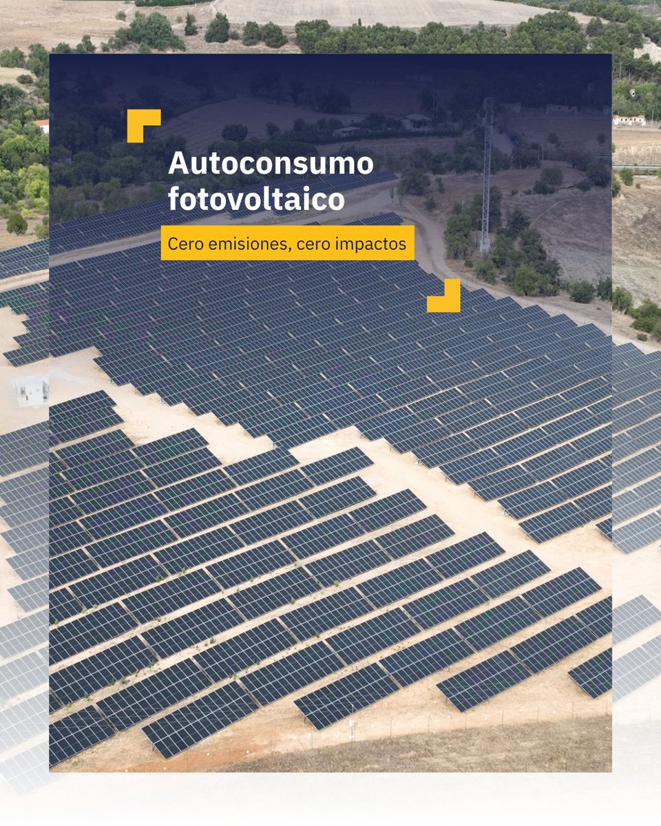EIDFsolar's tweet photo. ☀️¿Por qué el autoconsumo fotovoltaico aumenta la sostenibilidad de tu empresa? 👉 Porque te permite generar y consumir energía renovable sin impactar en el medio ambiente:

🌿 No produce gases de efecto invernadero
💧 No contamina el agua
🔕 No genera contaminación acústica

⬇️ https://t.co/sW9cgfC6qJ