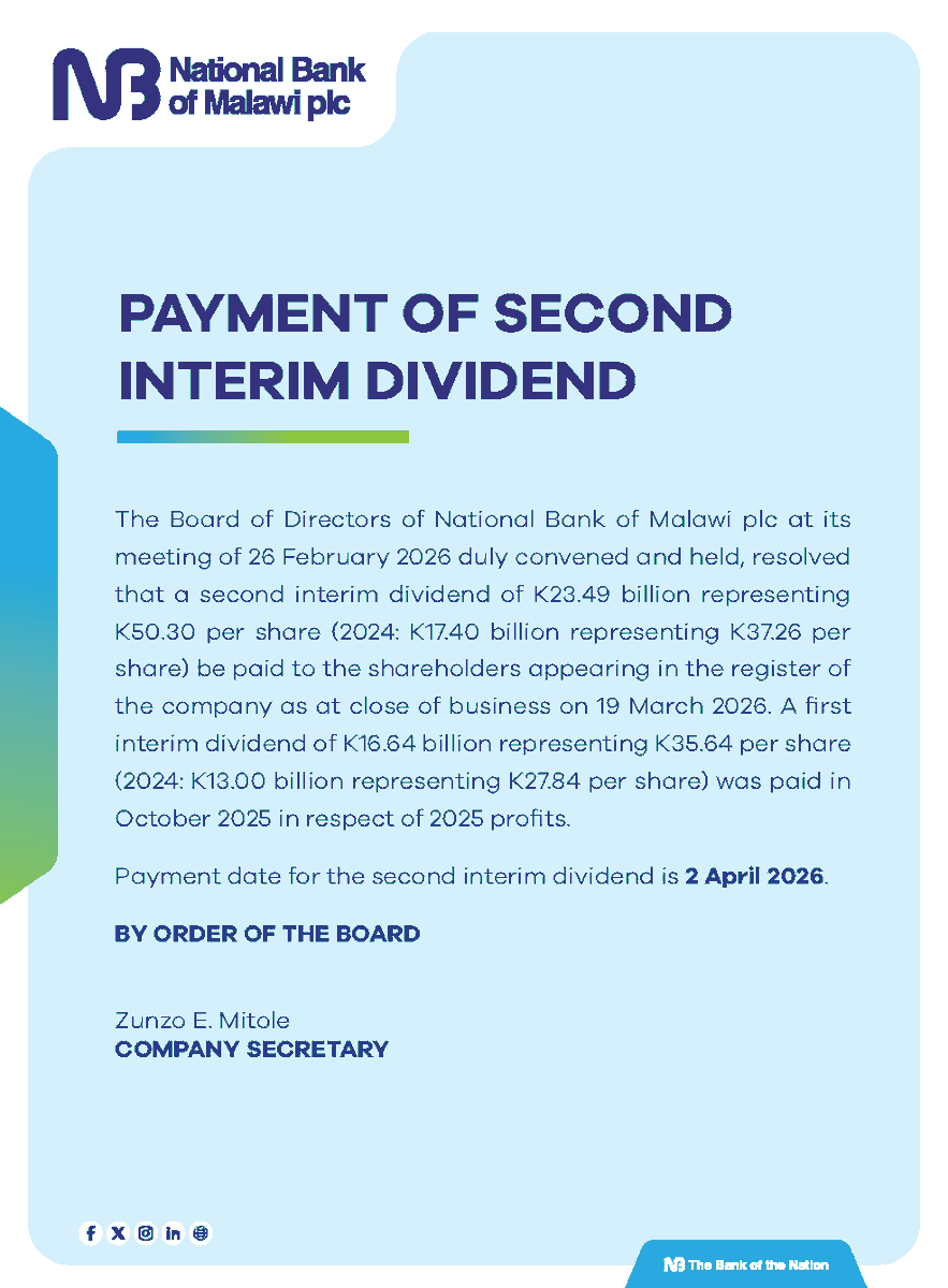 Malawi Stock Exchange tweet media