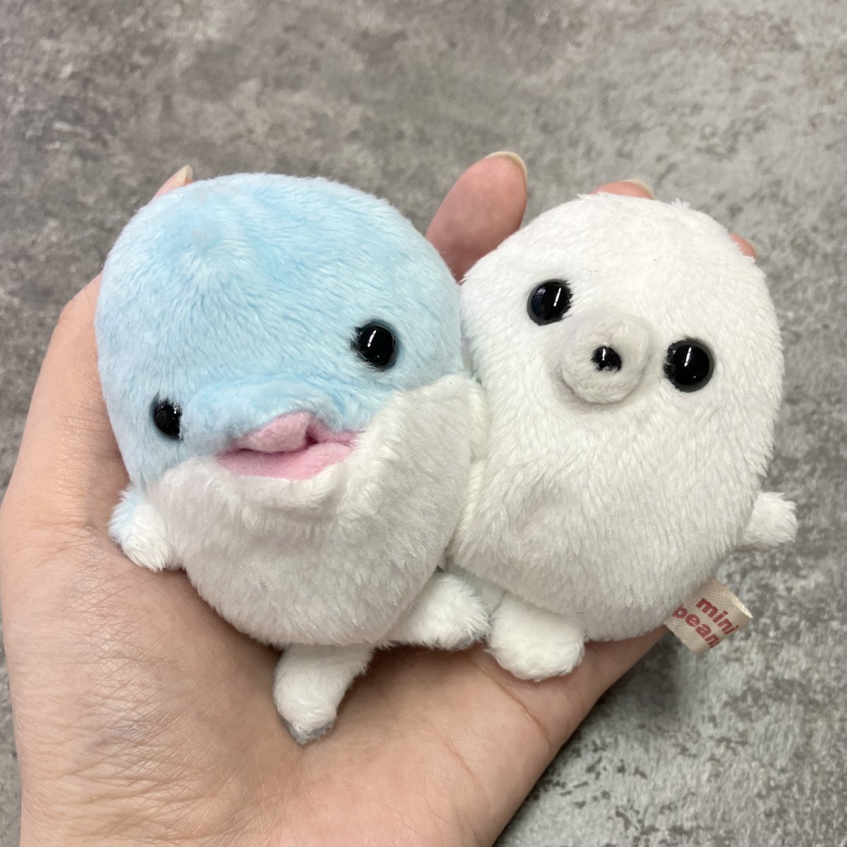 ミニビーンズ あざらし イルカ ぬいぐるみ mini beans イルカ ぬいぐるみ - TST ADVANCE - 創業52年老舗の