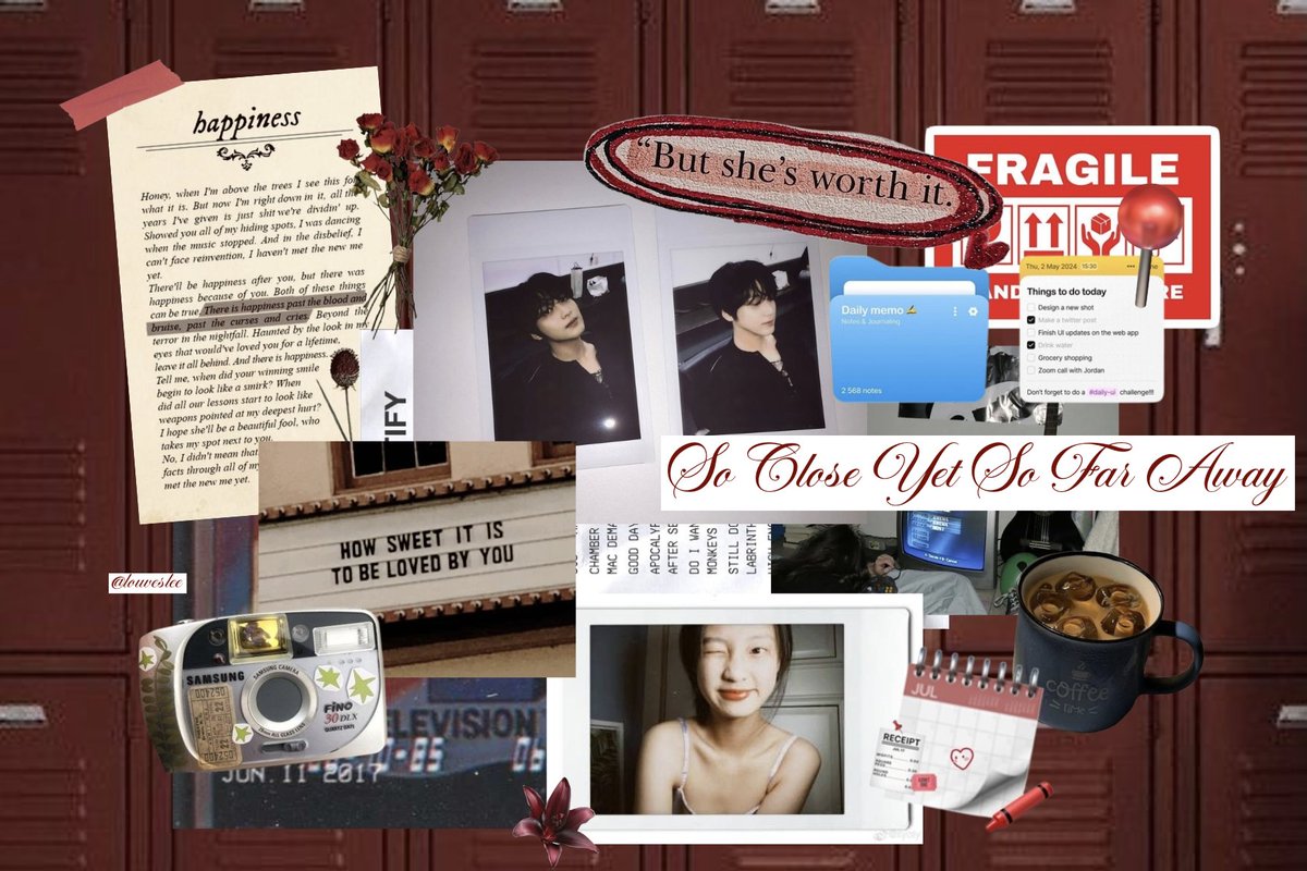 𝓢o 𝓒lose 𝓨et 𝓢o 𝓕ar 𝓐way
a haechan au, by miyu.