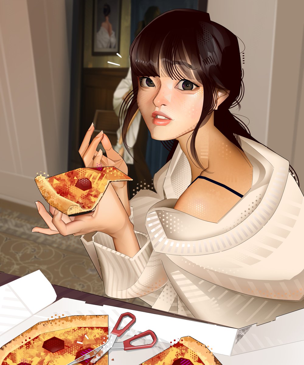 lilliepad97's tweet photo. #digitalart The only correct way to cut your #pizza https://t.co/c6jvhKYy4v