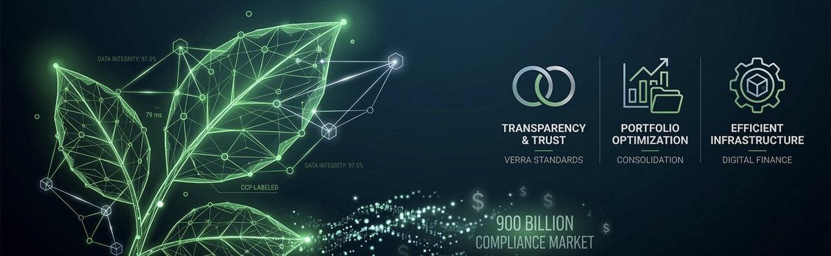 Carbon markets are undergoing a digital transformation.

⚡ 79ms transaction speeds
🔗 97.5% data integrity via blockchain
🏗️ Consolidation of carbon inventories
💎 Higher standards like CCP credits

Climate finance is evolving into a transparent, programmable asset class.