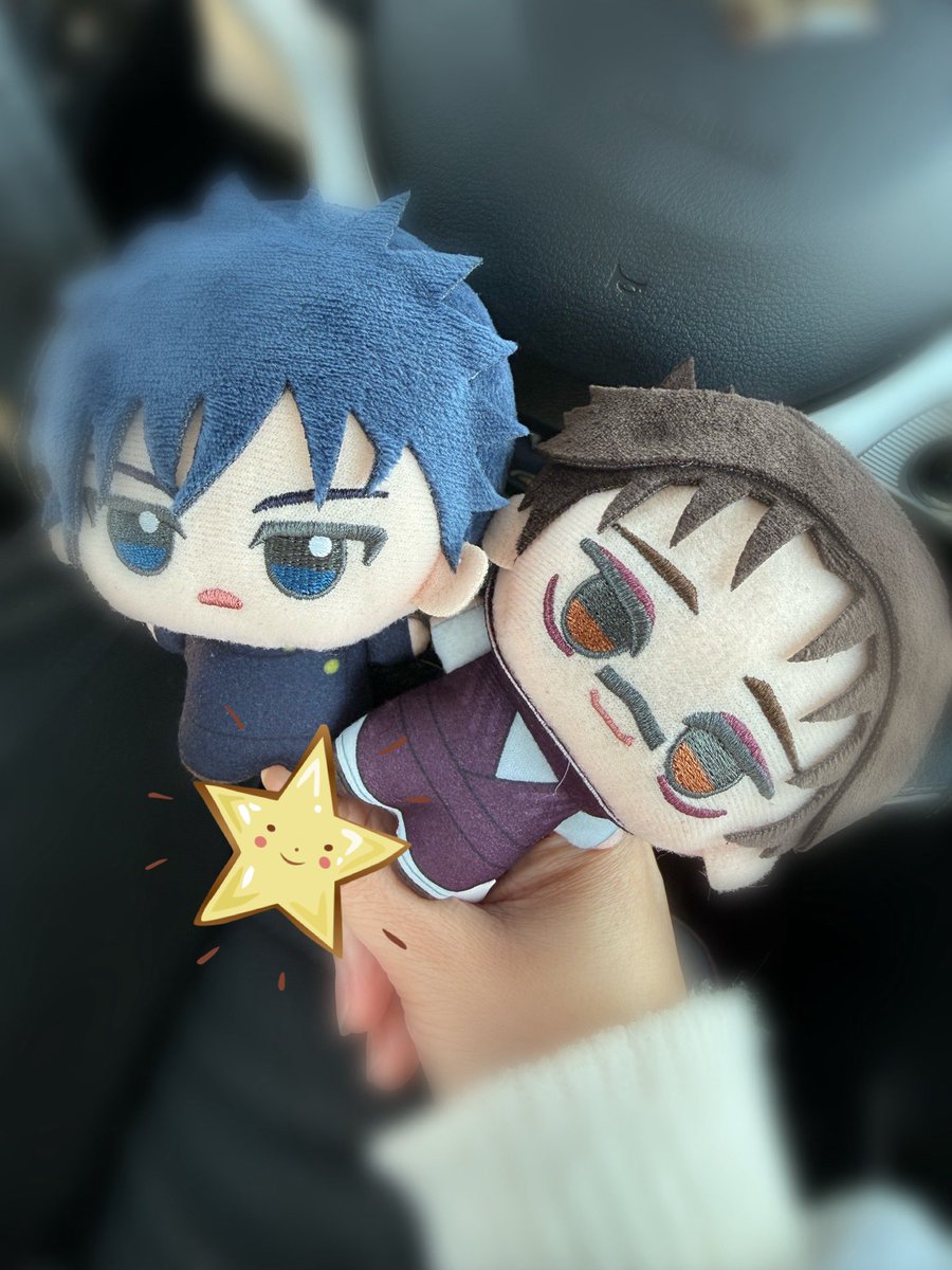 昨日は仕事の休憩時間に推し活(≧▽≦)

かいちょー🤣
ちびぐるみありました！
GET出来ました(⸝⸝⩌⩊⩌⸝⸝)♪

優しい店員さんのお陰で、
お顔の可愛いやつ"(∩>ω<∩)"

 #沼蘭會 
 #オタカラアミューズ津山店