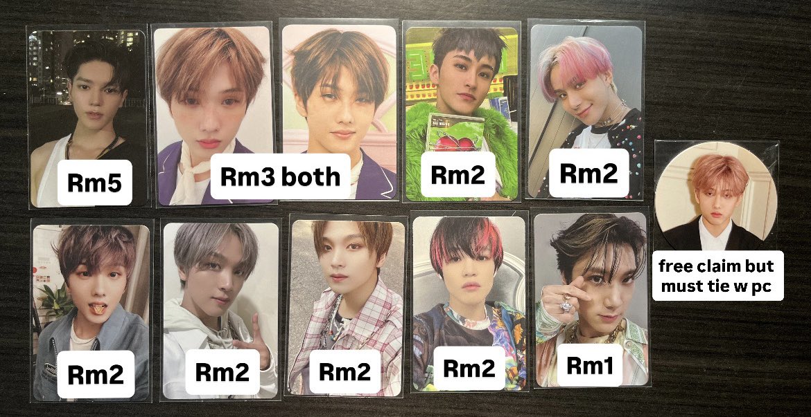aarnrjn's tweet photo. Wts nct pcs 🛒 [help rt]

• prices stated exc postage 
• wm: rm8 || em: rm15
• hmu if u’re interested 💌
• pls help me clear these pcs

#pasarNCTmy #pasarnct #pasarwayv @pasarNCT @pasarnctrt @pasarNCTmy https://t.co/JHYZFSpzfA