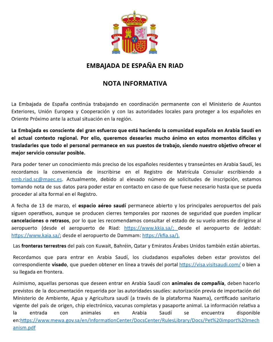 EmbEspaña en A.Saudí tweet media