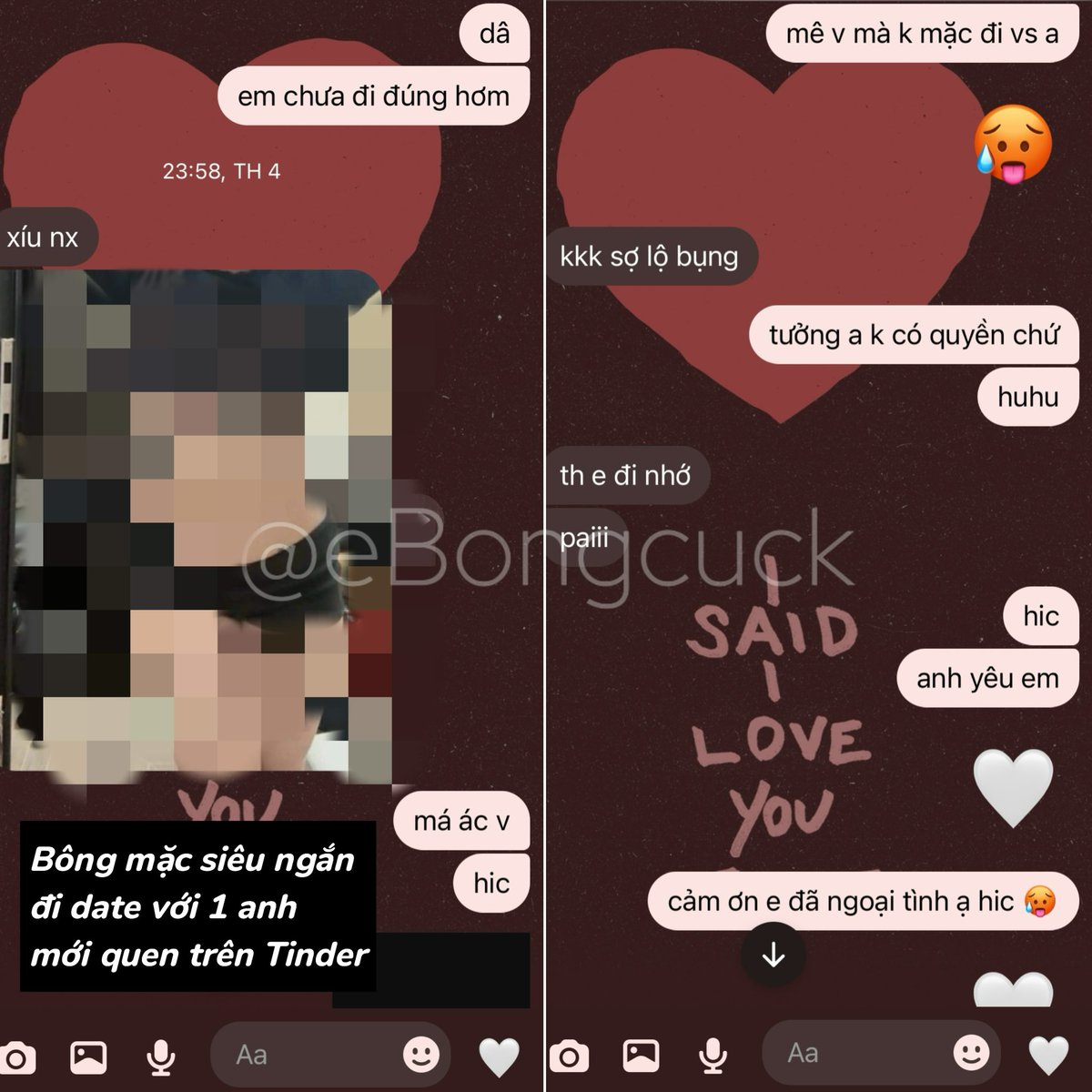 eBongcuck's tweet photo. KPI CẬP NHẬT HÔM NAY: 17/30 CẶT 
~
Nằm nhà sục trong khi hiện tại lồn người yêu đang bị thằng khác giã ngoài khách sạn 
Đỉnh điểm là biết size cặt thằng đó gấp đôi của mình 🥵 
Cho Bông tận hưởng sung sướng mà tôi ko thể cho được #cuckold
❤️ + 🔁 = VIDEO https://t.co/UFpFcYuX3l