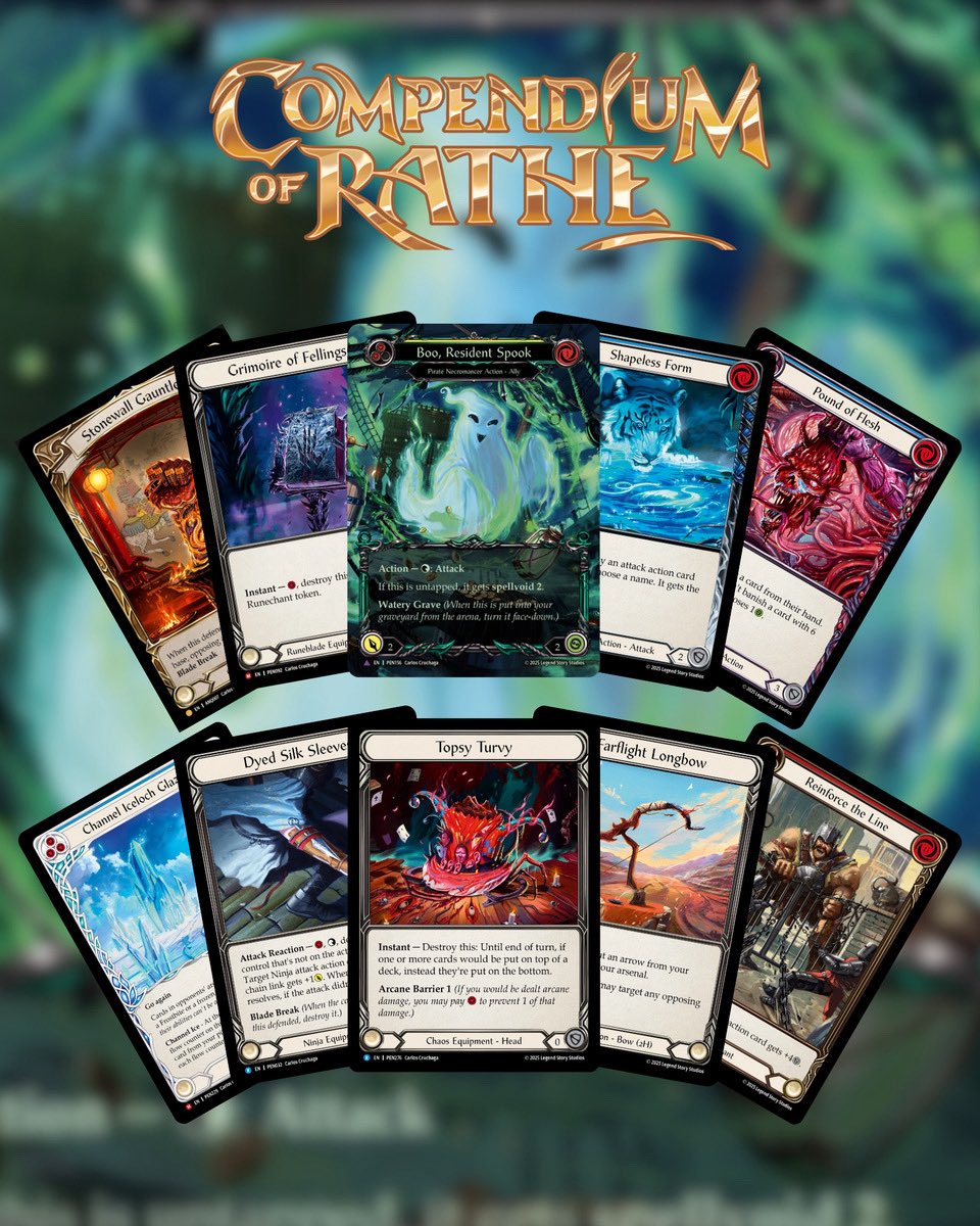 Drakepl90's tweet image. Compendium Of Rathe #Artistproofs from @CruchagaPalma have arrived to him! Link to the price sheet for them below. He’s already started working on some for me lol. Vynnset got a new off hand. #mtg #Fabtcg #mtg 

drive.google.com/file/d/1STO7QG…