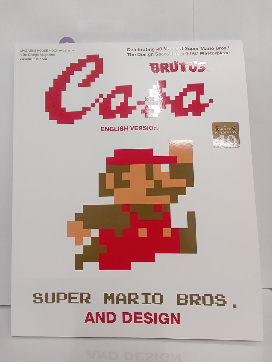 好評販売中】 『SUPER MARIO BROS. AND DESIGN Casa BRUTUS ENGLISH