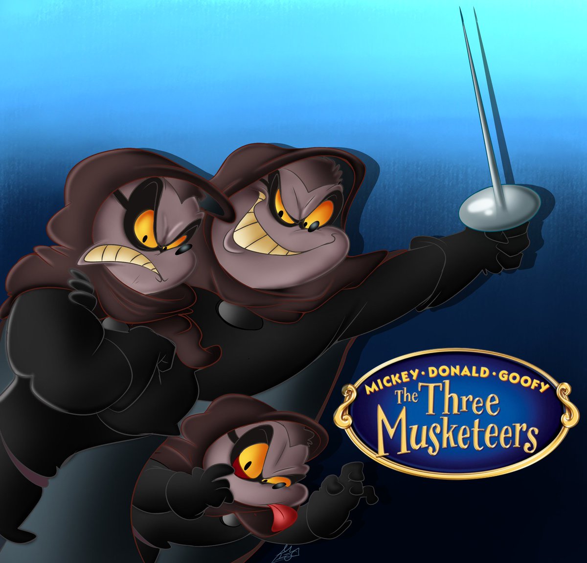 IjcKing144's tweet photo. The Beagle Boys! Part of a collab back in 2024, never got finished
#threemusketeers https://t.co/9XODK8D3CW