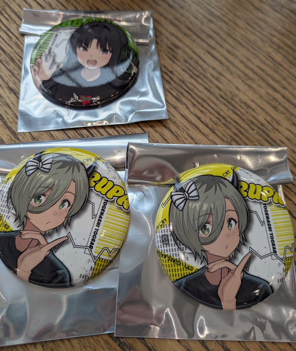 トゲナシトゲアリ 拍動の未来 缶バッジ6種セット ガールズバンドクライ