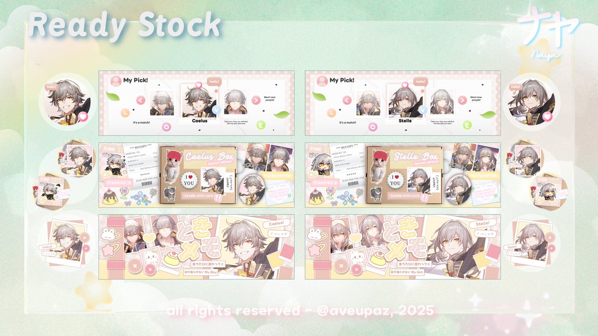 any interactions are appreciated! ✨️

halooo! aku ada layout caelus dan stelle elation hsr ready stock nih. bisa ditake sekarang melalui dm, sebut nomornya aja yaw. cek price di alt. thank you! :3

#zonauang #zonajajan