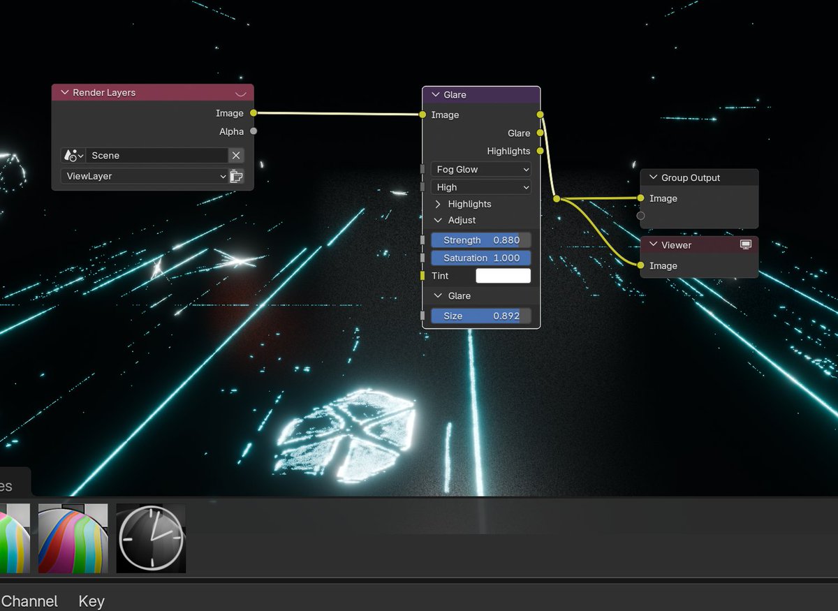 get_blsd's tweet photo. My best tip to turn your flat emissions into an immersive tech world; this Single node solves the problem [ glare...
#3D #3Dartist #blender https://t.co/PyzwadFq9f