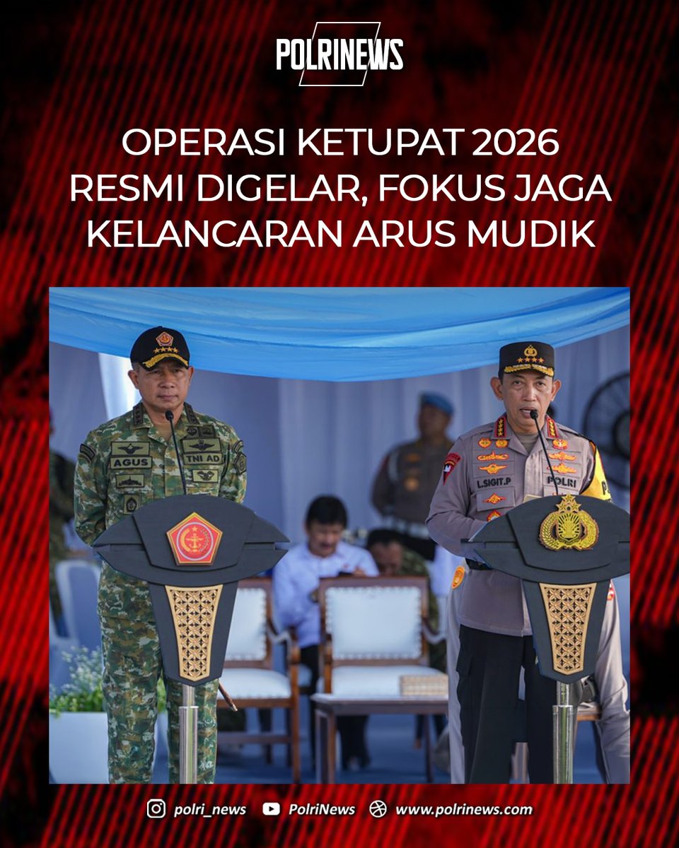 Polri perkuat pelayanan masyarakat jelang mudik Lebaran

#KorlantasPolri #OpsKetupat2026 #OperasiKetupat2026 #Mudik2026 #JalanPulang2026 #Lebaran2026 #IdulFitri #MudikLebaran