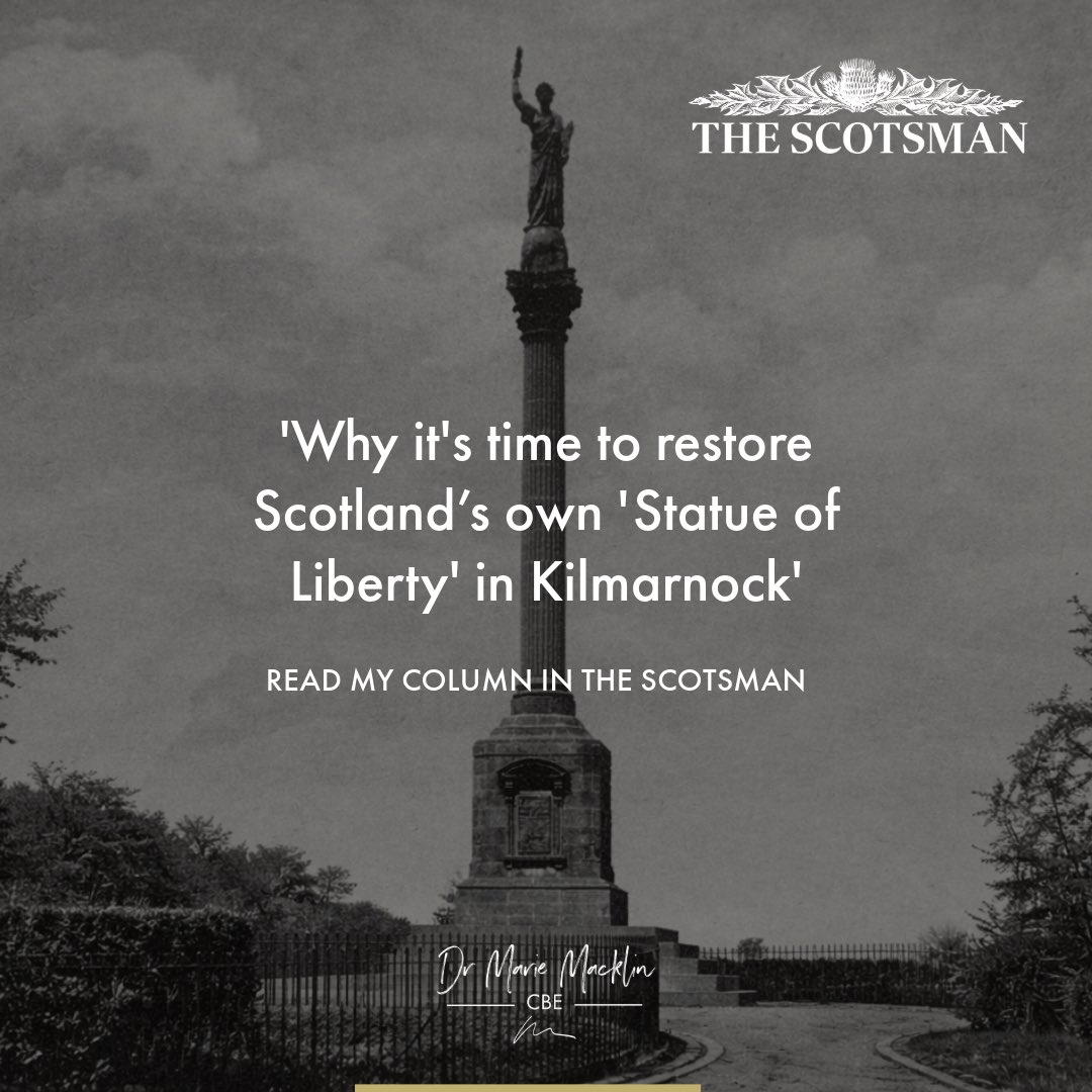 MarieMacklin's tweet image. LIBERTY WOMEN SCOTLAND 🏴󠁧󠁢󠁳󠁣󠁴󠁿
“It is time to restore”.
By @currie_carolyn CEO Women Enterprise Scotland.
Appreciate Carolyn’s comments on linkedin
regarding my @TheScotsman article and her referring to @irvinetimes.
#IWD #GivetoGain