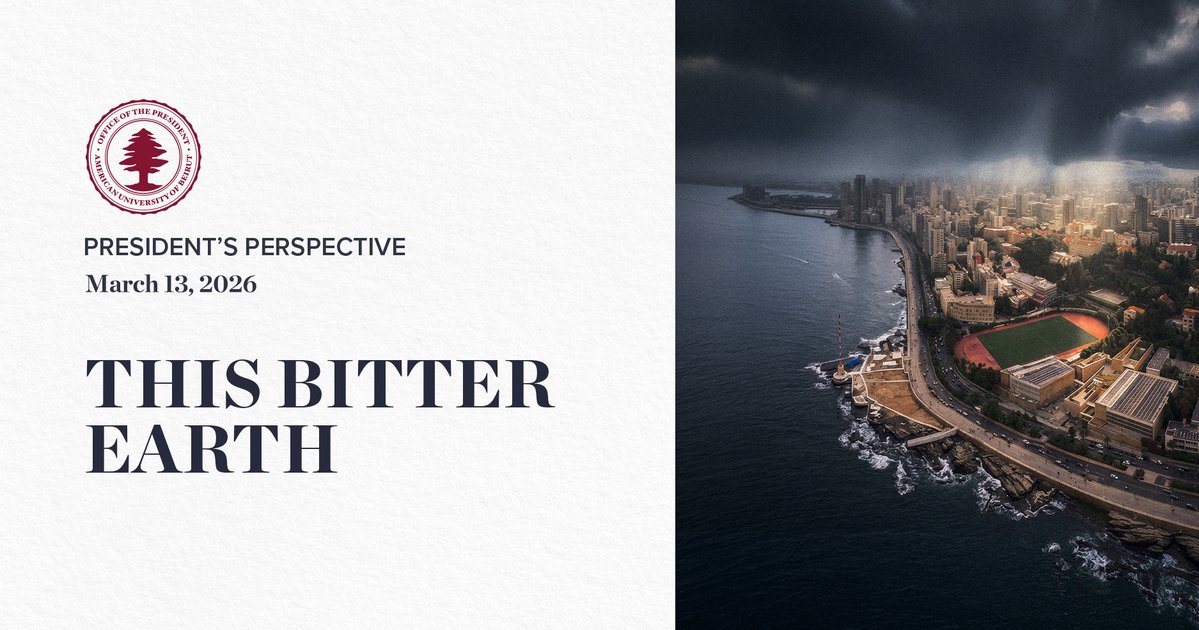 AUB Office of the President tweet media