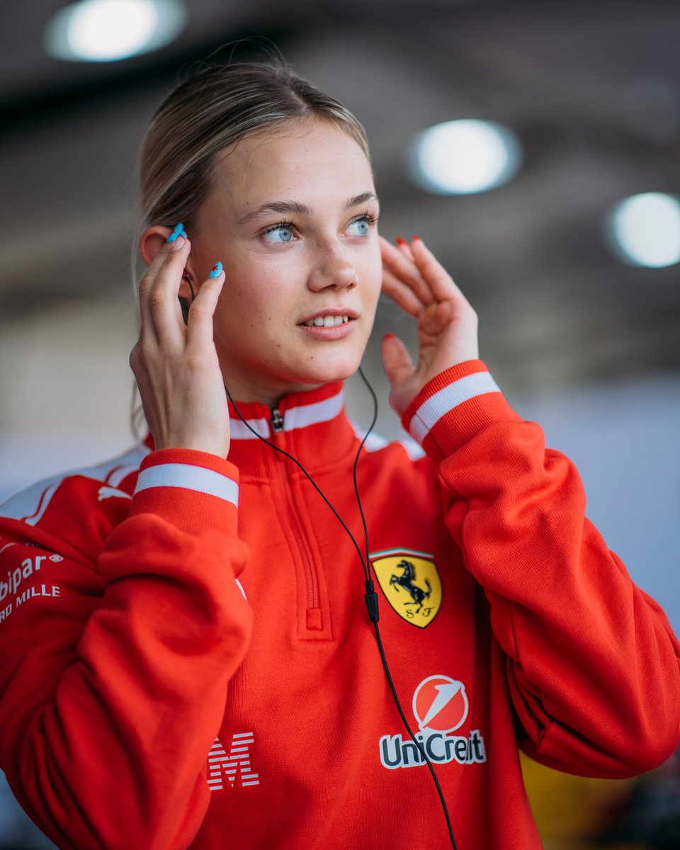 f1academy's tweet photo. A career-best P2 in qualifying means Alba Larsen will start on the front row for the first time. 👏 

Let's see what she can do this weekend. 

#F1ACADEMY #CHINESEGP https://t.co/dhEC8Z4Kz4