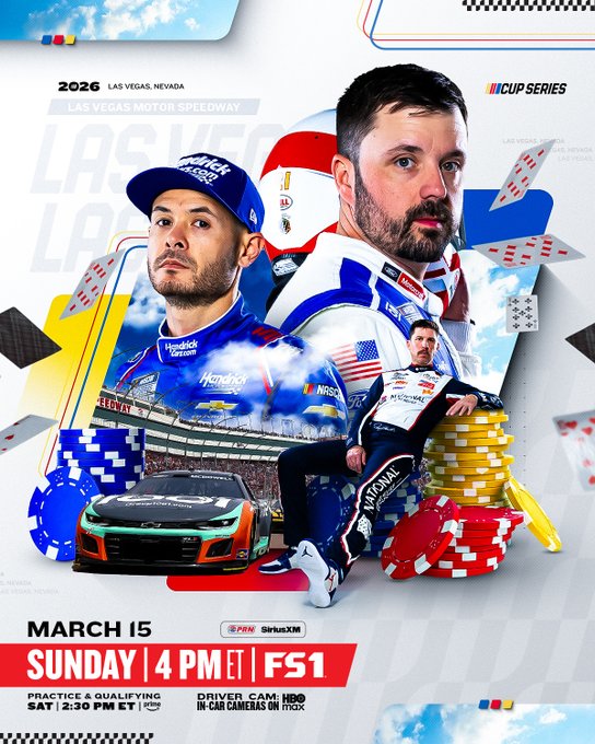 parkerandtheman's tweet image. The #NASCAR events are motoring into #LasVegas for the weekend!  Who be headin` down to the LVMS?  I bet Y0U are!  Hauler parade 4:30 today on the #Strip begins the festivities. Tyer Reddick goes for his 4TH win in 5 races.  Be a jammed ACTI0N track on Sunday THAT is for SURE!