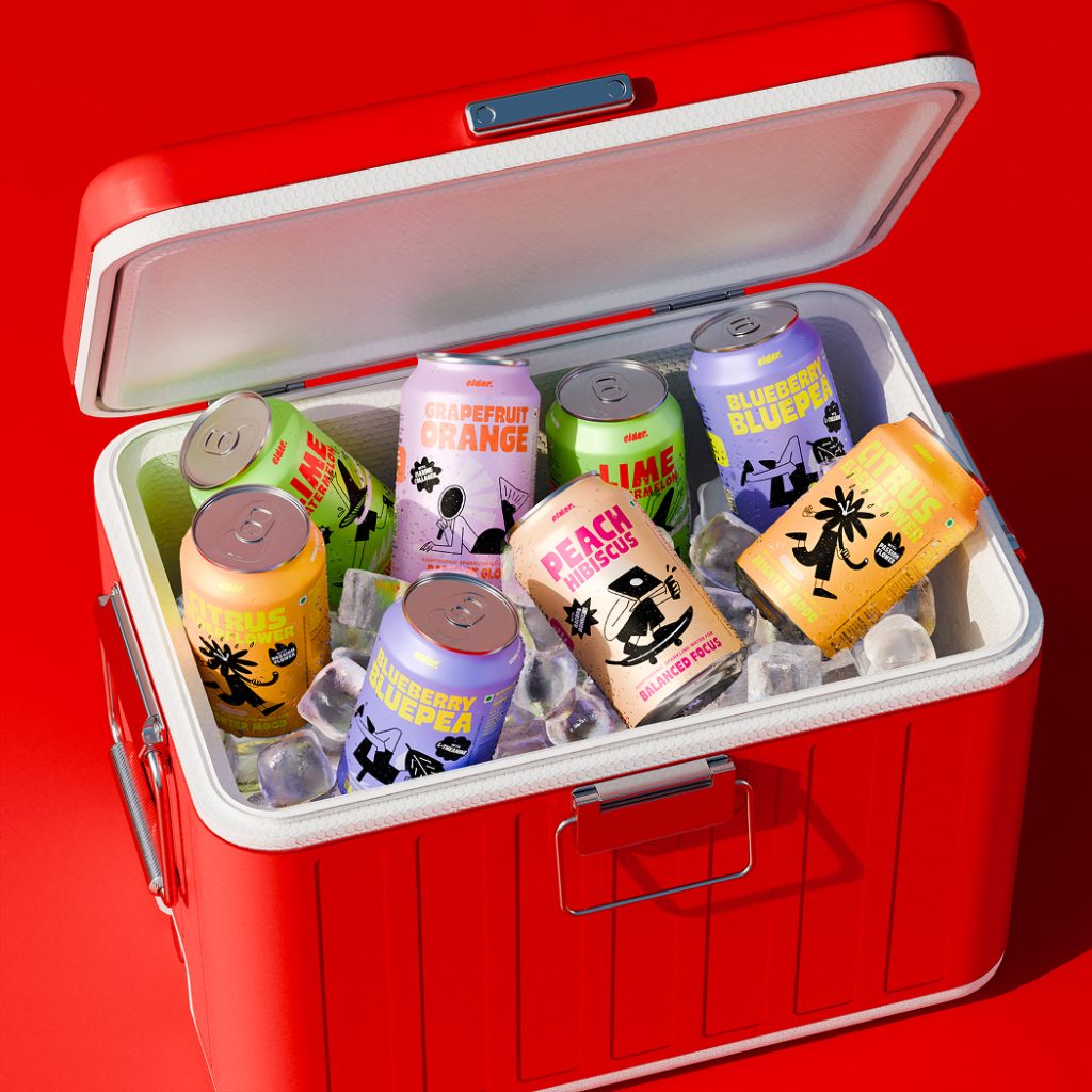 packagings's tweet image. Elder presents a vibrant packaging system for its #adaptogen powered #sparklingdrinks, combining bold color palettes, playful #illustrations, and expressive typography to give each flavor a distinct personality.

packagingoftheworld.com/2026/03/elder.…

#packagingdesign by Abox Agency