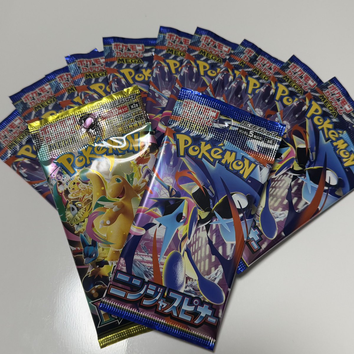 pokeca_Life1's tweet photo. 今日の仕事前、朝活！
本日発売！
惨敗でした😭

#ポケカ
#ニンジャスピナー https://t.co/z8oVIE21cU
