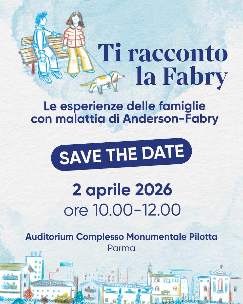 SAVE THE DATE
L’evento nasce per dare voce a chi convive con questa realtà, portando alla luce la realtà delle famiglie e anche il punto di vista dei clinici che la affrontano ogni giorno.

Ti aspettiamo per partecipare a questo momento di ascolto, confronto e condivisione.