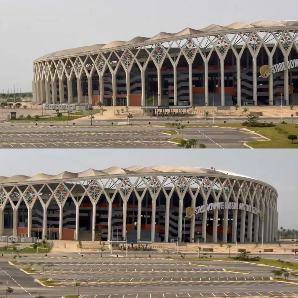 Monafrique8's tweet photo. 🚨 En Côte d’Ivoire, le Stade Olympique Alassane Ouattara reste impeccable après la CAN 2023. 👏🏽
💸 133 M€ | 🏗️ 4 ans | 🏟️ 60 000 places | 📏 105×68 m
#CotedIvoire #Stade #CAN2023 #Comparaison https://t.co/EdBTziUr1W