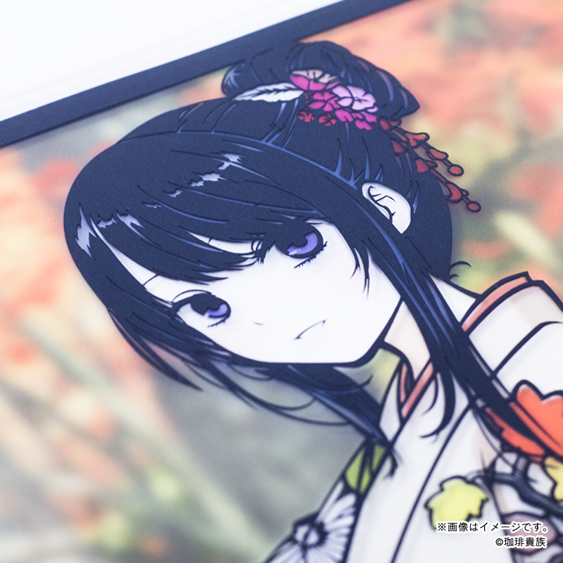 ＼キリトリエ販売中✨／

『珈琲貴族』先生描き下ろしイラスト『和装姿の白峰さん』をキリトリエでお楽しみください🍁
紙の厚さが生み出す立体感が、プリントグッズとはまた違った奥深さを演出します

▼商品詳細はコチラ
tosyo-goods.jp/pages/kiritori…

#珈琲貴族